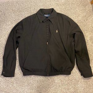 Men's Polo Ralph Lauren Harrington Lightweight Bomber Jacket Black Medium